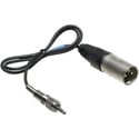 Photo of Sennheiser CL100 XLR Unbalanced Line Output Cable for EK100G3 - Male XLR to 3.5mm Threaded EW Connector