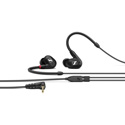 Sennheiser IE 100 PRO In-ear Monitoring Headphones - 10mm Dynamic Transducer & Detachable 1.3m 3.5mm Cable - Black