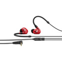 Photo of Sennheiser IE 100 PRO In-ear Monitoring Headphones - 10mm Dynamic Transducer & Detachable 1.3m 3.5mm Cable - Red