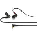 Sennheiser IE 400 PRO In-ear Monitoring Headphones with Sys 7 Dynamic Transducer & Detachable 4 Foot Cable - Smoky Black