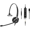 Photo of Sennheiser / EPOS IMPACT SC 635 USB-C On-Ear Wired Headset with 3.5 mm Jack - Black/Silver