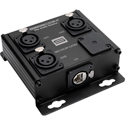 Photo of Sescom 3 Channel Passive Balanced Audio Adapter Box over CAT5/6/7 - RJ45 to 3 Female XLR Connectors