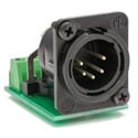 Sescom SES-ACON-1051 5-Pin XLR Male to 5-Position Fixed Screw Terminal Block PCB-Mounted Audio Adapter