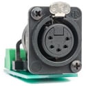 Sescom 5-Pin XLR Female to 5-Position Fixed Screw Terminal Block Phoenix Plug PCB-Mounted Audio Adapter