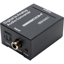 Sescom Audio Converter-Digital Coax or TOSLINK to Stereo Analog L/R RCA
