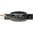 Photo of Sescom 3-Pin XLR Male to 3-Pin XLR Female Inline Attenuator - 05db