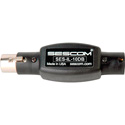 Photo of Sescom 3-Pin XLR Male to 3-Pin XLR Female Inline Attenuator - 10db