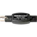 Sescom 3-Pin XLR Male to 3-Pin XLR Female Inline Phantom Power Blocker