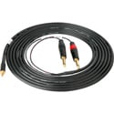 Photo of Sescom Audio Breakout Y-Cable 3.5mm TRS Stereo Male to Dual 1/4 TS Mono Male - 15 Foot