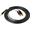 Photo of Sescom Audio Breakout Y-Cable 3.5mm TRS Stereo Male to Dual RCA Male - 6 Foot