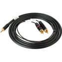 Photo of Sescom SES-IPOD-RCA06 Audio Breakout Y-Cable 3.5mm TRS Stereo Male to Dual RCA Male - 6 Foot