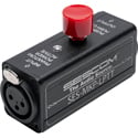 Photo of Sescom Inline Rugged XLR Push-To-Talk Latching Button PTT With Phantom-Power/Live LED