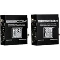 Sescom SES-X-FA2 Portable Battery Operated 2-Channel Mic & Line Level Audio Over Single Fiber Extender Kit