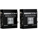 Photo of Sescom SES-X-FA2 Portable Battery Operated 2-Channel XLR Mic & Line Level Audio Over Single Fiber Extender Kit