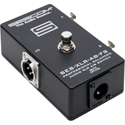 Photo of Sescom SES-XLR-AB-FS Balanced Audio Passive XLR A/B Footswitch with Toggle Switch for Disconnect