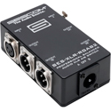 Sescom One Source to Two Destination 2-Channel Balanced Passive XLR A/B Stereo Audio Switch