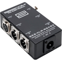 Photo of Sescom SES-XLR-RGAB2 One Source to Two Destination 2-Channel Balanced Passive XLR A/B Stereo Audio Switch