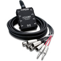 Photo of Hosa SH-6X2-50 Pro-Conex Little Bro Sub Snake - Hosa 6x XLR Sends and 2x 1/4 in TRS Returns - 50 Foot