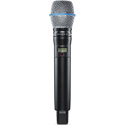 Shure ADX2FD/B87A Axient Digital Handheld Transmitter w/ BETA 87A Capsule - Freq Diversity - G57 (470 - 616MHz)