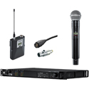 Photo of SHURE Axient Digital 2-Ch Wireless Mic Kit w/Handheld & Bodypack Transmitters and DPA d:screet 4060 Lav Mic - 470-636MHz