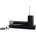 Shure BLX1288/CVL-H11 Dual Channel Lavalier & Handheld Combo Wireless System - H11 572-596 MHz