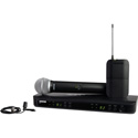 Photo of Shure BLX1288/CVL-J11 Dual Channel Lavalier & Handheld Combo Wireless System - J11 596-616 MHz