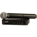 Photo of Shure BLX24R/SM58-H11 Wireless Rackmount Vocal Mic System with Receiver & Handheld Mic - 572-596 MHz