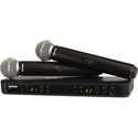 Photo of Shure BLX288/B58-H10 Dual-Channel Wireless Handheld Microphone System with Beta 58A Capsules - 542 to 572 MHz