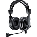 Photo of Shure BRH50M Premium Dual-Sided Broadcast Headset Includes BCASCA-NXLR3QI Cable