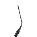 Shure CVO-B/C Installed Sound Overhead Cardioid Condenser Microphone -Black -Includes 25 Ft Cable & Preamp - 3 Pin XLR