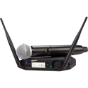 Shure GLXD24+ Dual-Band Wireless Vocal System with BETA58A Microphone & SB904 Li-Ion Battery - Z3 2.4 & 5.8GHz