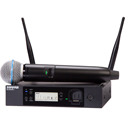Shure GLXD24R+ Dual-Band Wireless Vocal Rack System with BETA58A Microphone & SB904 Li-Ion Battery - Z3 2.4 & 5.8GHz