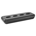 Shure Microflex MXWNDX4 4 Bay Networked Charging Station - For NeXt Wireless Transmitters - Black