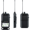Shure P3R-J13 Wireless Bodypack Receiver for PSM300 In-ear Monitor System - J13 Frequency 566-590 MHz