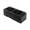 Photo of Shure SBC240 2-Bay Networked Charging Dock for SB910 and SB920A Batteries - Power Supply Included - TAA Compliant