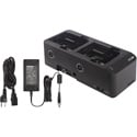 Photo of Shure SBC240-US 2-Bay Networked Docking Charger w/ Power Supply for ADX1/ADX2/ADX2FD TXs & SB910/SB920 Batteries