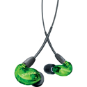 Shure SE215SPE Special Edition Professional Sound Isolation Earphones with Single High Definition Driver - Green