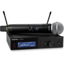 Photo of Shure SLXD24+ Digital 1-Ch Wireless Mic System with SM58 Capsule & SLXD4+ Receiver with Bluetooth - G57 470-608MHz