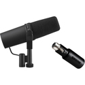 Photo of Shure MVX2U MOTIV XLR to USB/Analog to Digital Adapter Interface Kit with SM7B Dynamic Cardioid Microphone