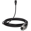 Shure TL47B/O-MTQG TwinPlex Low Sensitivity Sub-Mini Omni Lavalier Microphone - Black