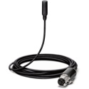 Shure TL48B/O-MTQG-A TwinPlex Omnidirectional Subminiature Lavalier Microphone with Tailored Sound Signiature - Black
