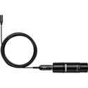Photo of Shure TL48B/O-XLR-A TwinPlex TL48 3 Pin XLR Subminiature Lavalier Microphone w/ Preamp Black