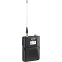 Photo of Shure ULXD1-V50 Dual Digital Wireless Bodypack Transmitter with Miniature 4-Pin Connector - V50 - (174-216 MHz)