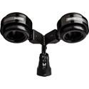 Shure VIP55SM Dual Microphone Mounting Kit -  Holds  2 Mics with Tapered Handles Side by Side