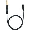 Shure WA305 Threaded Locking TQG Connector Guitar Cable for use with GLXD1 / ULXD1 / AXT100 - 3 Foot