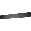My Custom Shop 1RU Black Anodized Blank Flanged Rack Panel