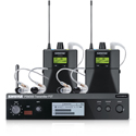Photo of Shure P3TRA215TWP-J13 PSM300 Twin Pack Pro In Ear Monitoring System with SE215-CL Earphones - J13 Band - 566 - 590 MHz