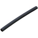 Connectronics Heat Shrink Tubing 1/4in. Black- 4 Foot
