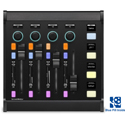 Skaarhoj W-BOARD-MINI-V1B-BK Wave Board Mini Universal Audio Mixing/Processing Fader Bank with Blue Pill Inside - Black