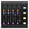 Skaarhoj W-BOARD-MINI-V1B-BK Wave Board Mini Universal Audio Mixing/Processing Fader Bank with Blue Pill Inside - Black